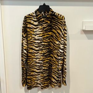 Leopard Print Tunic Blouse